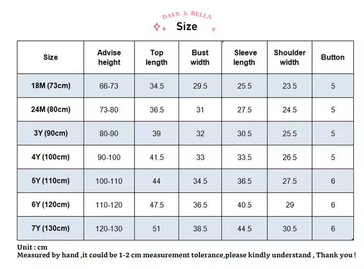 dave&bella Dave Bella Paper Plane Design Red Stripe Shirt DB1220683