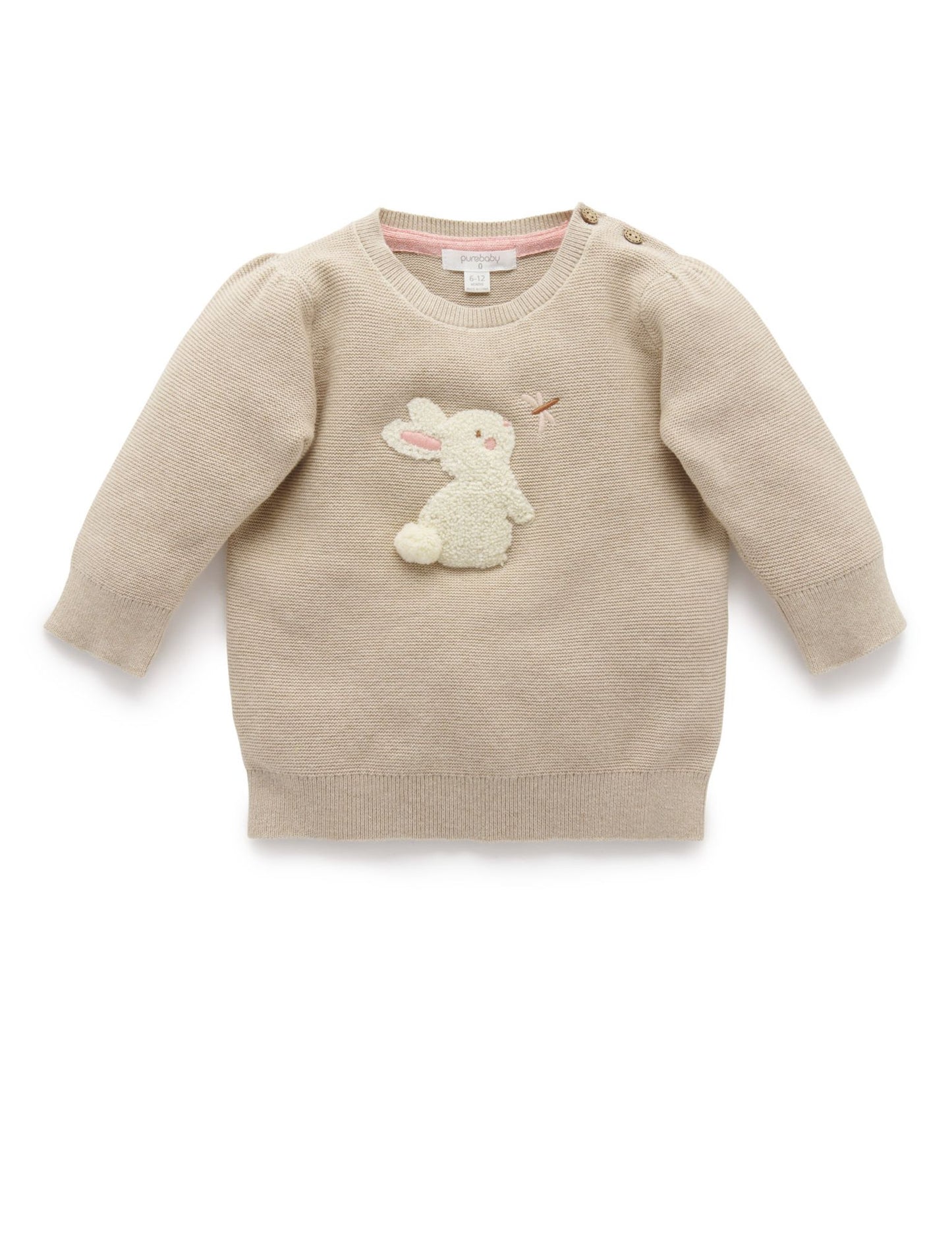 purebaby ピュアベビー Camel Bunny Jumper