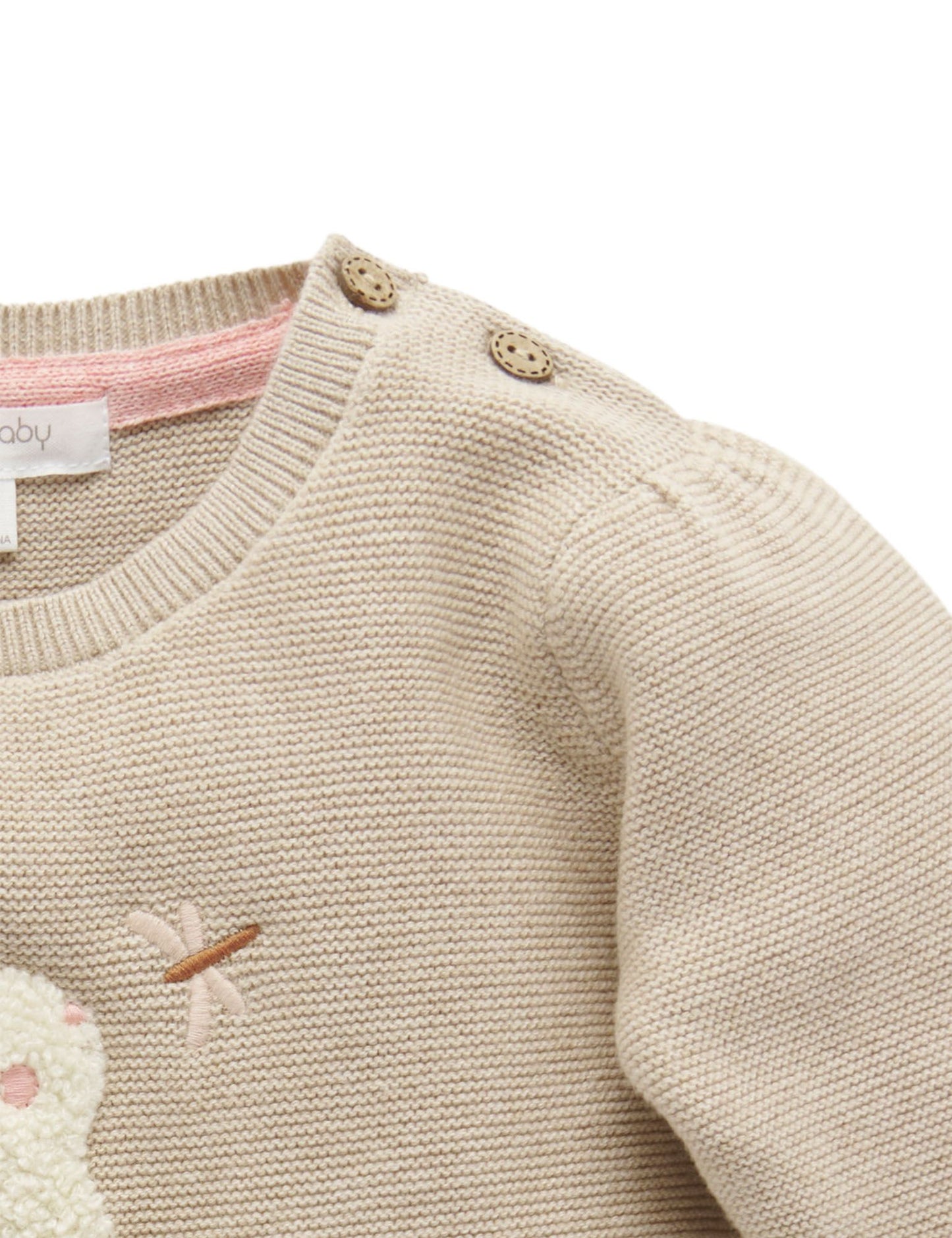 purebaby ピュアベビー Camel Bunny Jumper