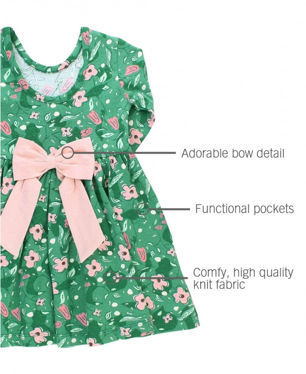 Ruffle Butts Delicately Floral Twirl Dress