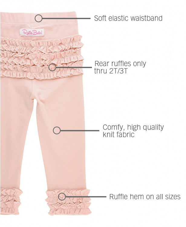 Ruffle Butts ラッフルバッツ Ballet Pink Ruffle Leggings