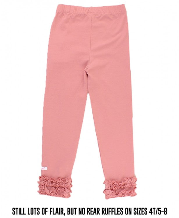 Ruffle Butts ラッフルバッツ Dusty Rose Ruffle Leggings