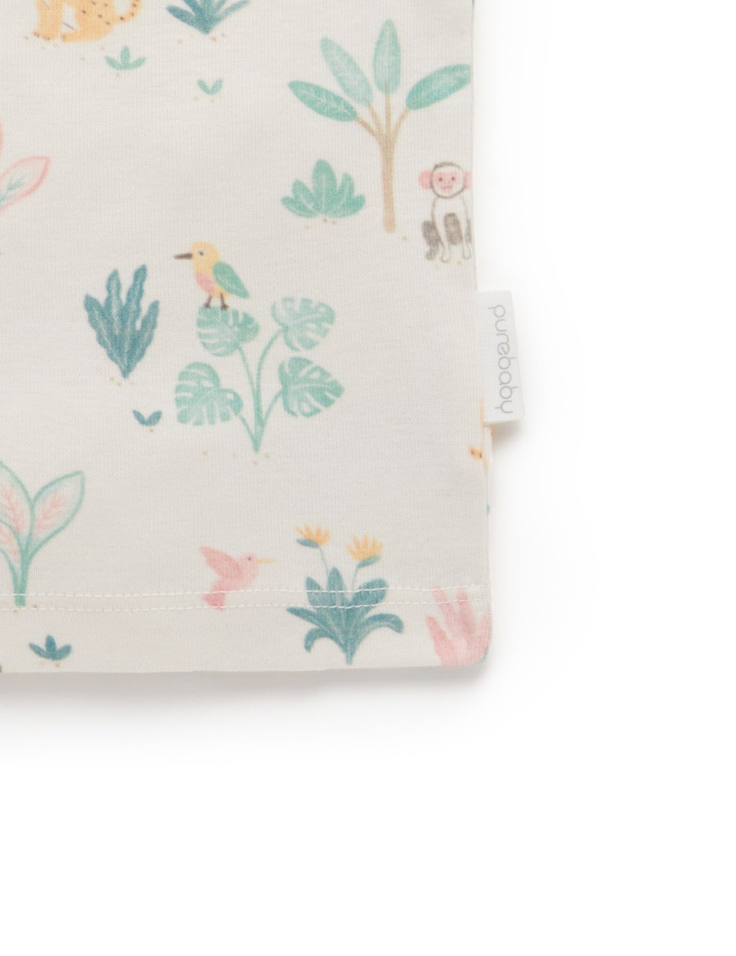 Purebaby Purebaby RIB TEE jungle dream print PB1027S22