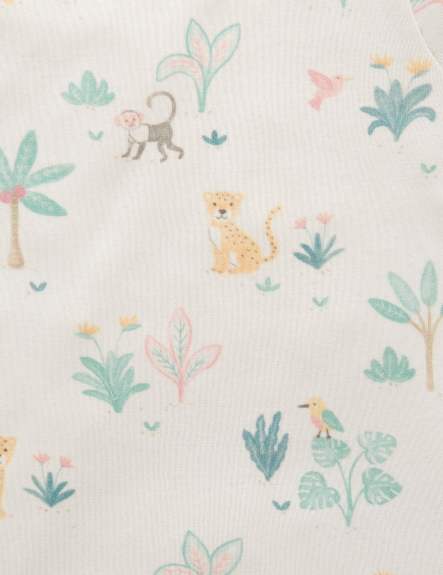 Purebaby Purebaby RIB TEE jungle dream print PB1027S22