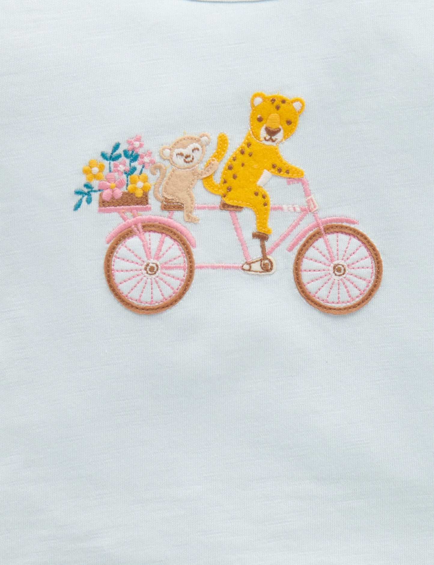 Purebaby RUFFLE TEE guava PB1029S22