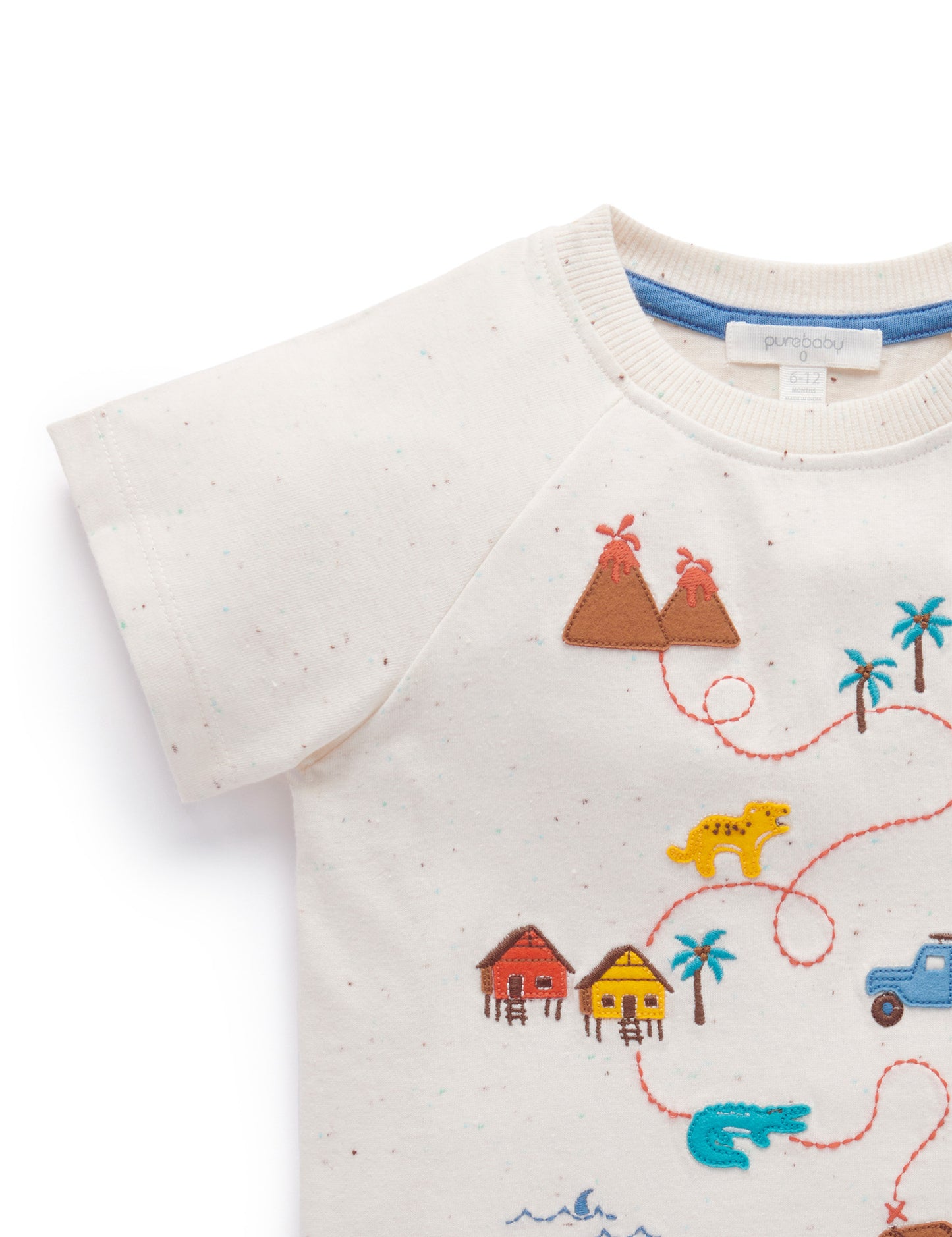 Purebaby Pure Baby TREASURE MAP TEE PB1013S22