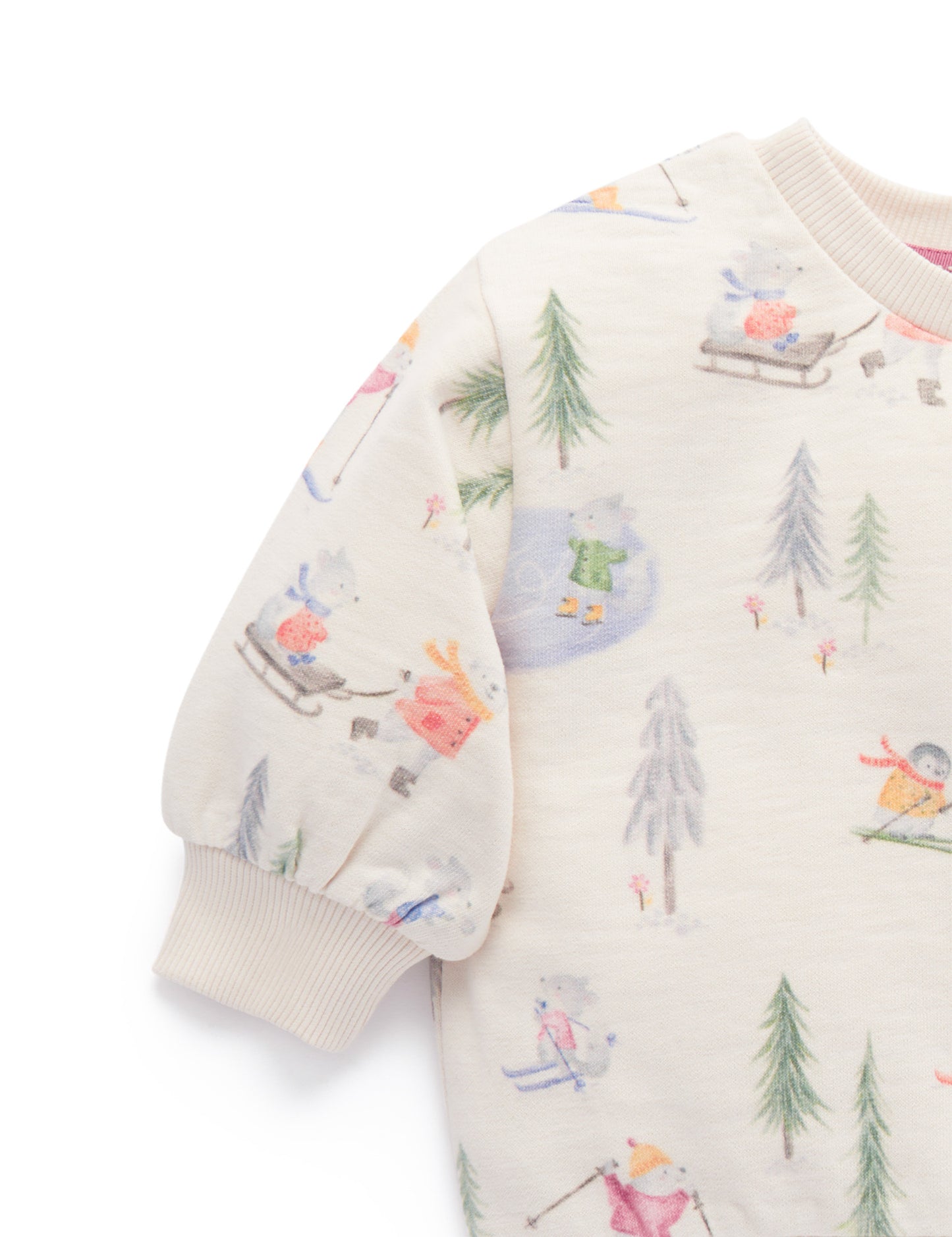 Purebaby Purebaby WINTER PLAY WINDCHEATER snow play print PB1039W23