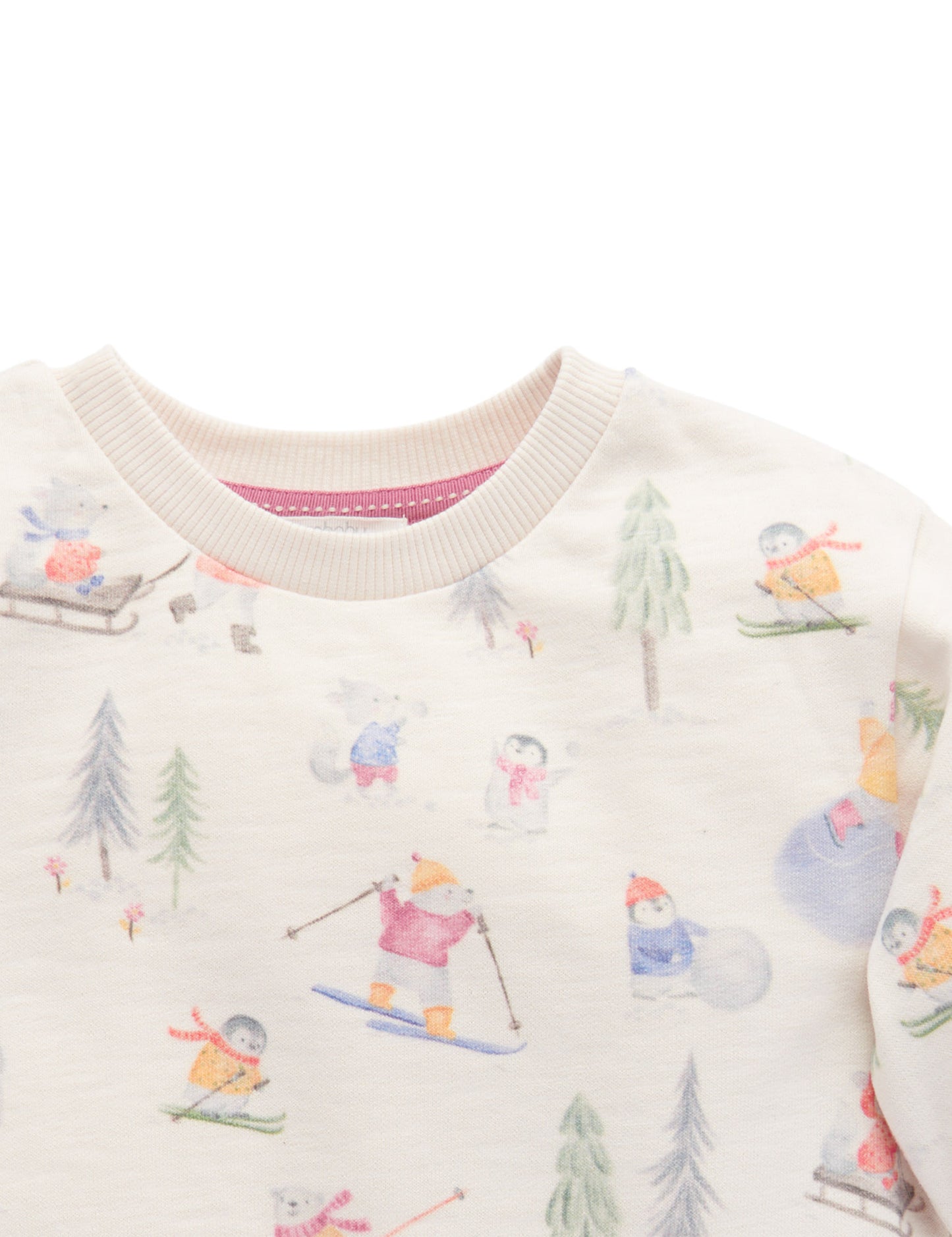 Purebaby Purebaby WINTER PLAY WINDCHEATER snow play print PB1039W23
