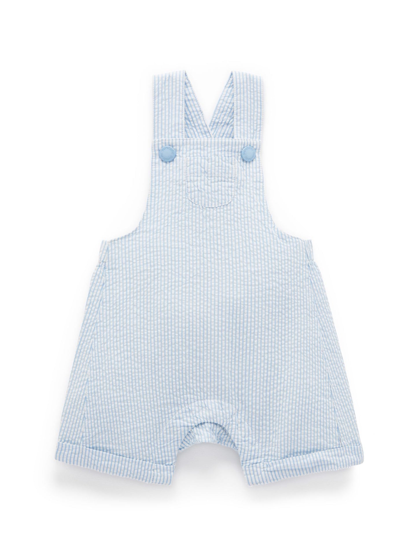 purebaby ピュアベビー Blue Stripe Overall PN1053S20
