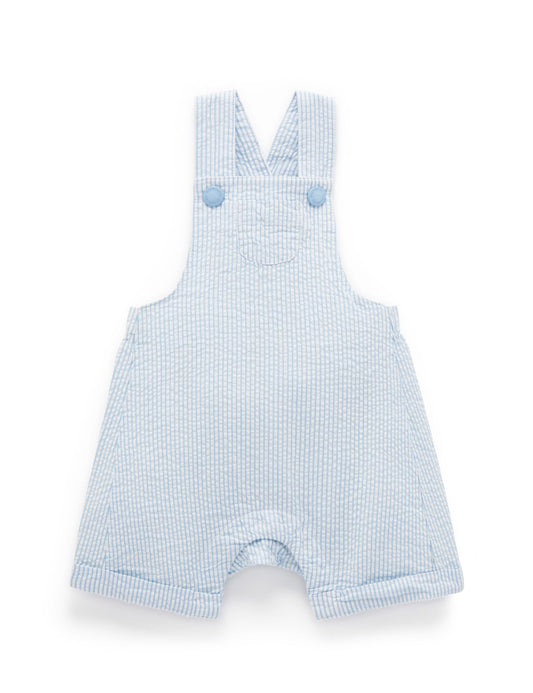 purebaby ピュアベビー Blue Stripe Overall PN1053S20