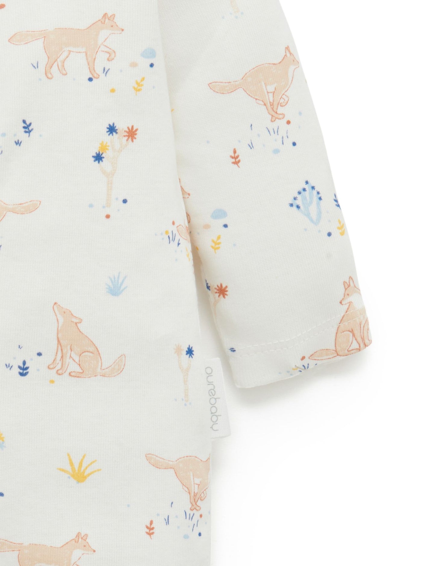 Purebaby ピュアベビー DESERT COYOTE ZIP GROWSUIT PN2055S20