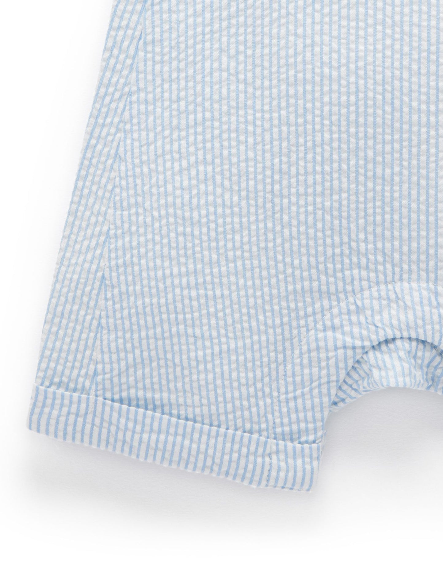 purebaby ピュアベビー Blue Stripe Overall PN1053S20