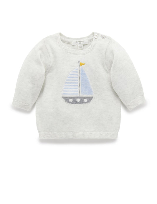 【0 last one】Purebaby ピュアベビー SEASIDE JUMPER PN1002S20