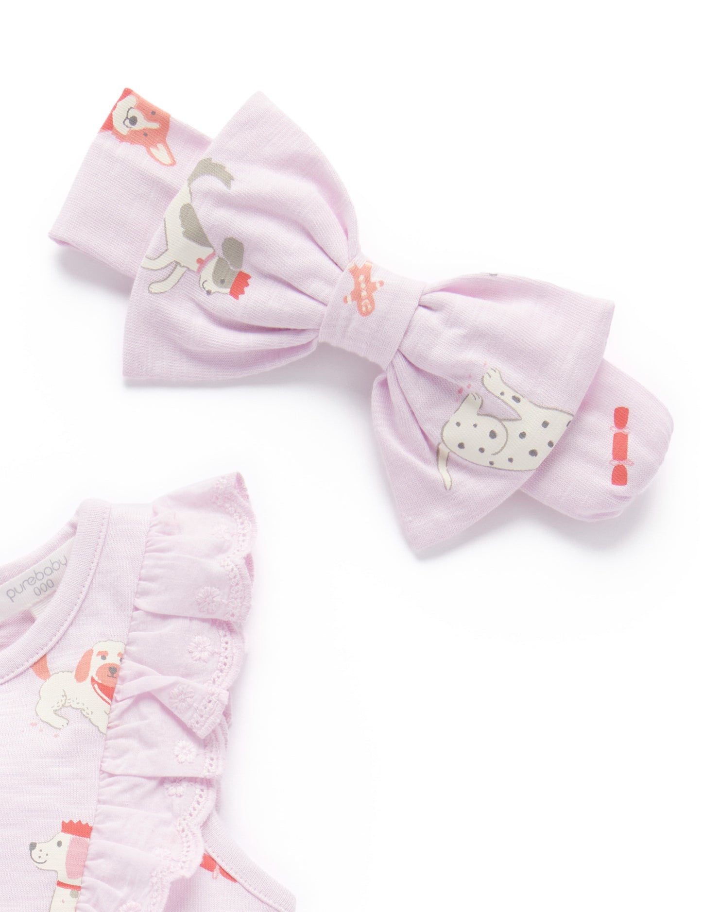 Purebaby Pure Baby FESTIVE ROMPER 2 PIECE SET PN3003S22