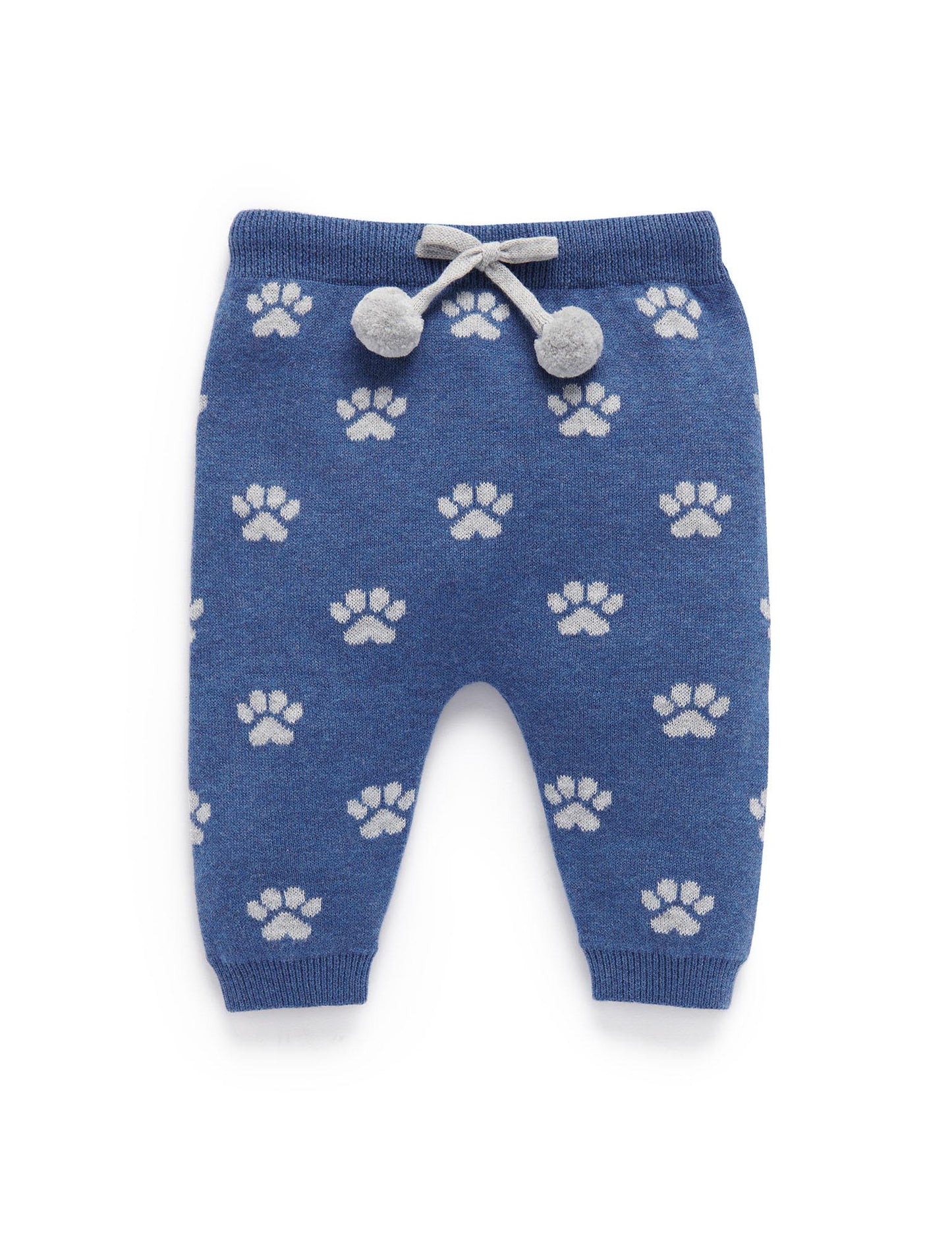 【0 last 1】Purebaby ピュアベビー ARCTIC LEGGINGS husky paw jacquard PN1032W23