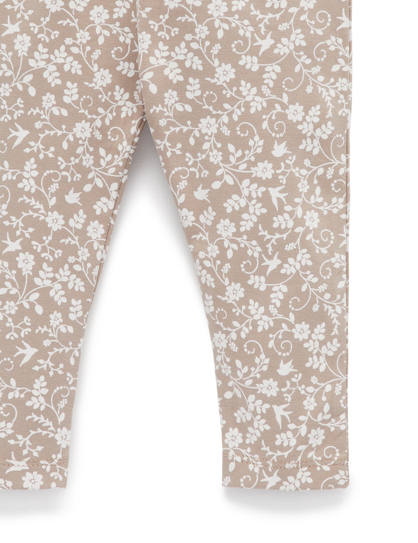 Purebaby BASIC LEGGINGS wild garden print PB1042W21