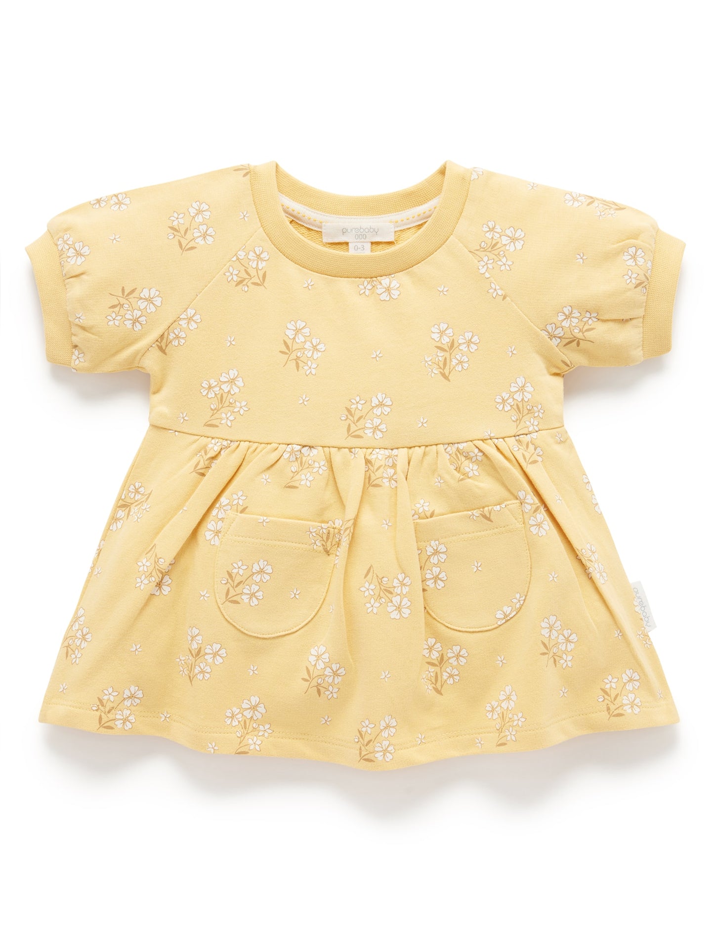 Purebaby Pure baby GATHERED DRESS PD1011S22
