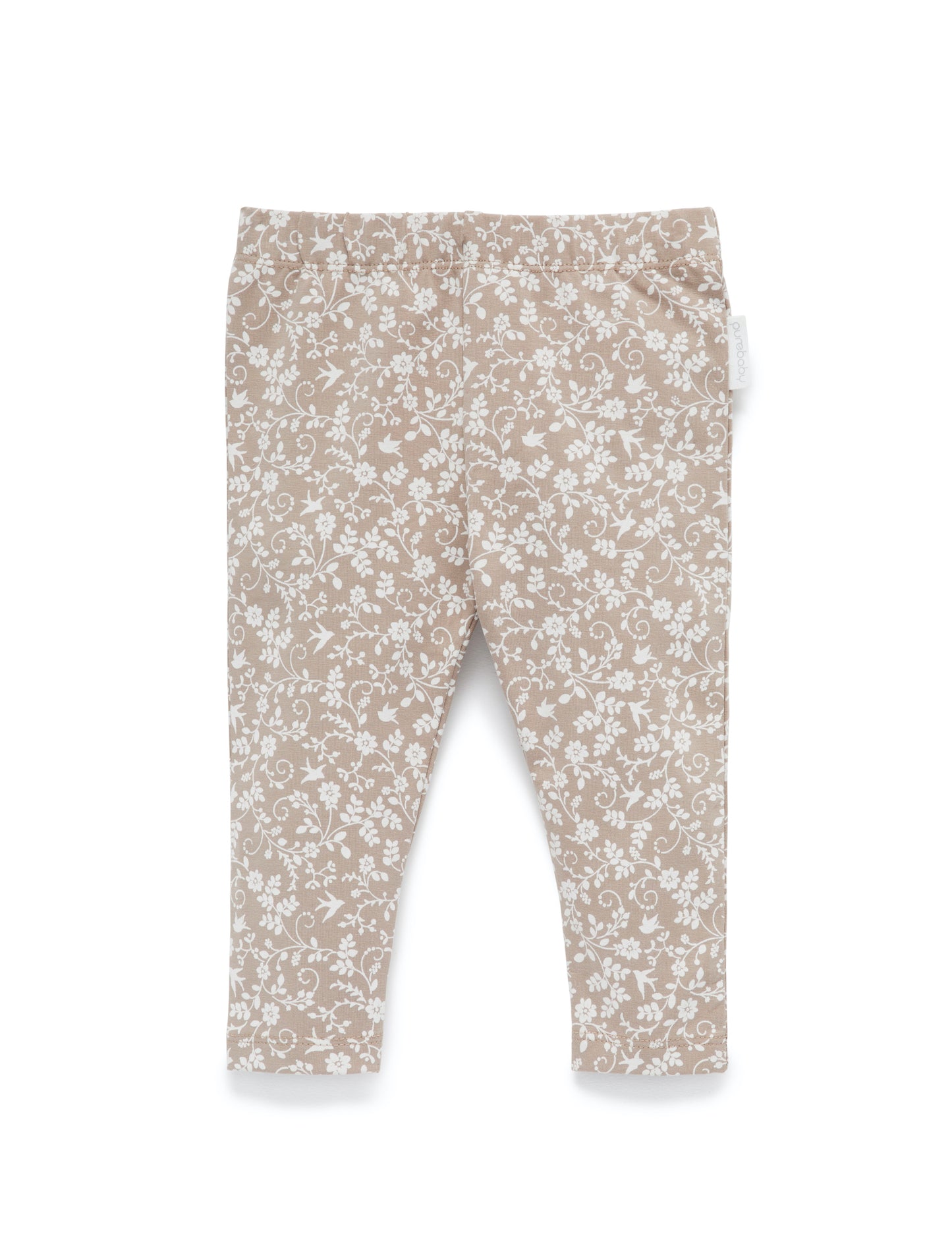 Purebaby BASIC LEGGINGS wild garden print PB1042W21