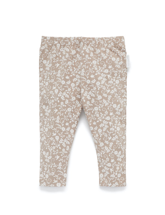 Purebaby ピュアベビー BASIC LEGGINGS wild garden print PB1042W21