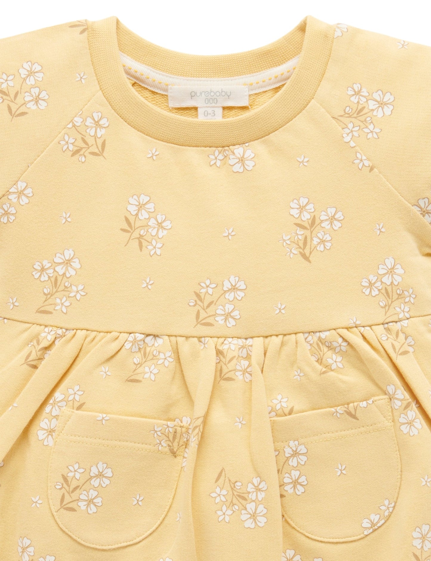 Purebaby Pure baby GATHERED DRESS PD1011S22