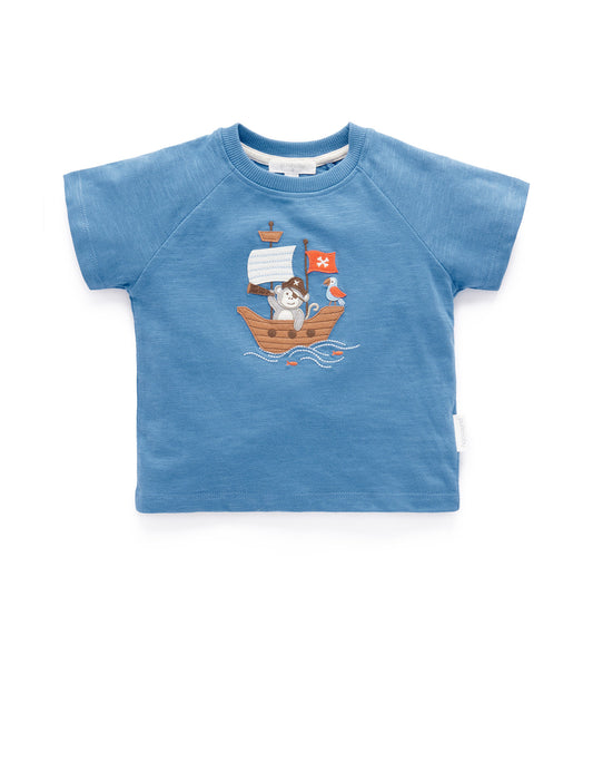 Purebaby Pure Baby HIGH SEAS RELAXED TEE PB2006S22