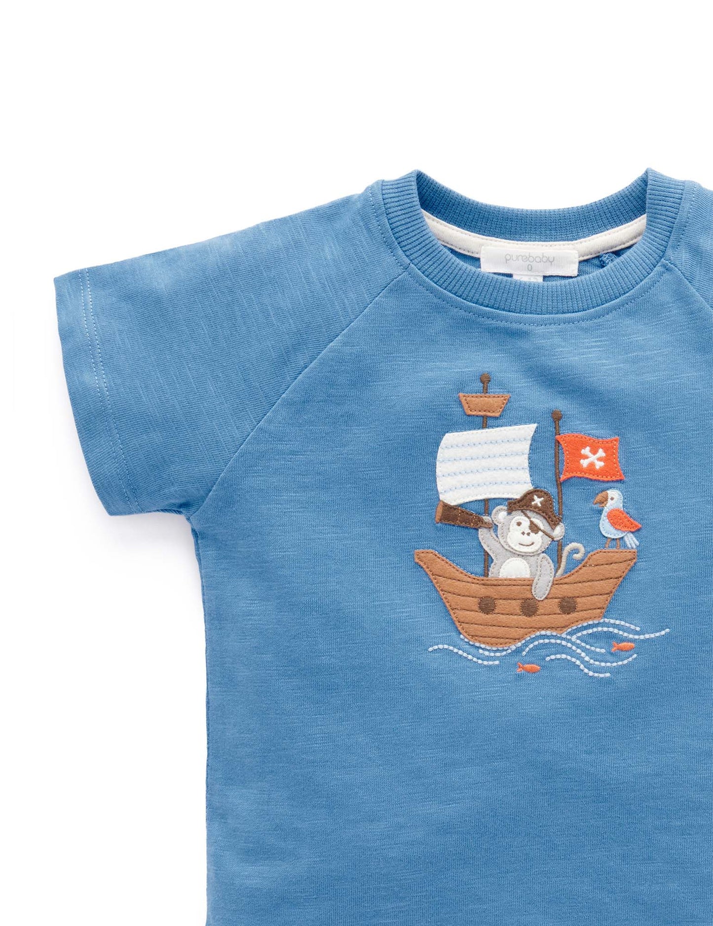 Purebaby Pure Baby HIGH SEAS RELAXED TEE PB2006S22