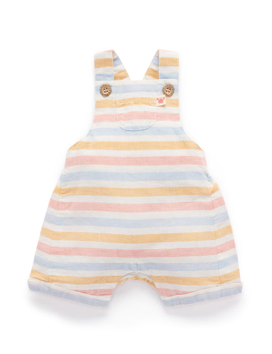 Purebaby ピュアベビー LINEN BLEND SHORT OVERALL PN2030S22