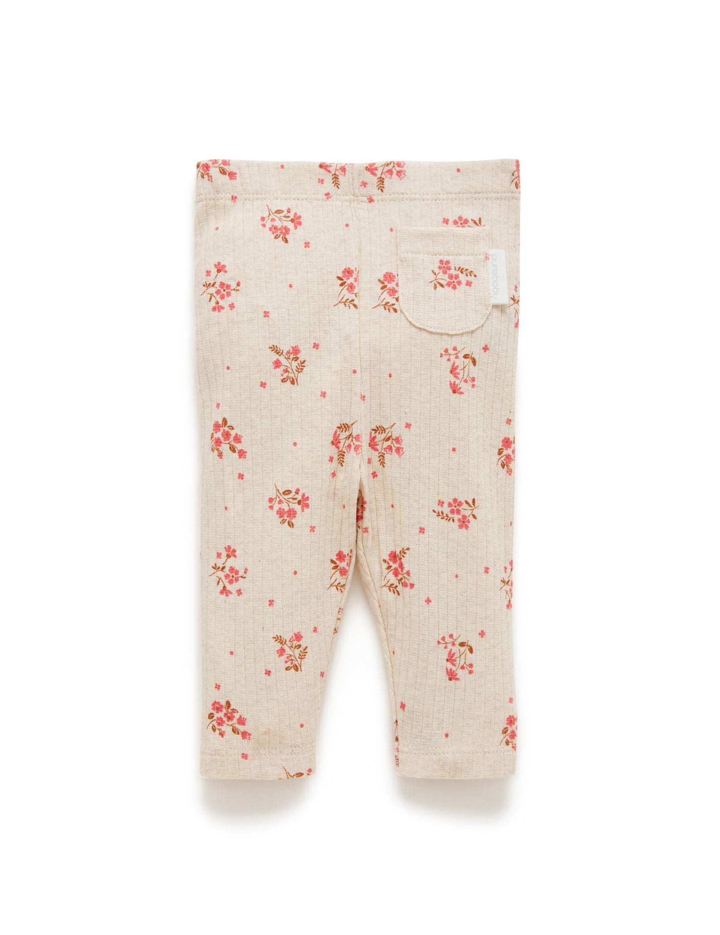 Purebaby ピュアベビー POCKET LEGGINGS posie print PN1003S21