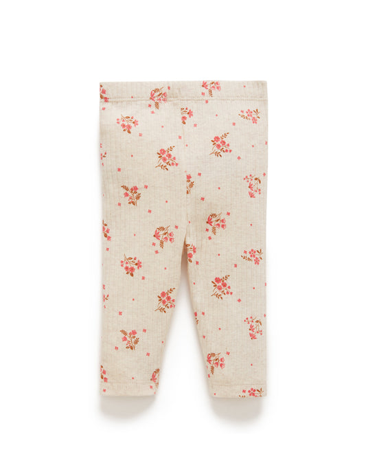 Purebaby ピュアベビー POCKET LEGGINGS posie print PN1003S21