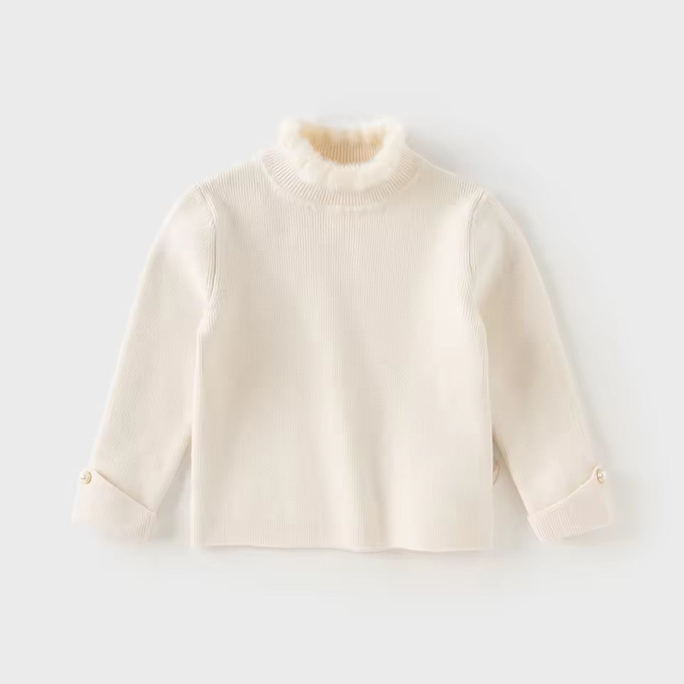 【予約】dave&bella デイブベラ　ふわふわネックトップス　DB4253760