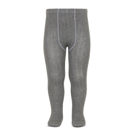 Condor コンドル　ベーシック リブタイツ　Gris Claro