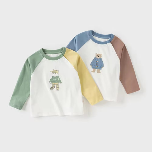 【予約】dave&bella デイブベラ　クマイラストトップス　DB3252923