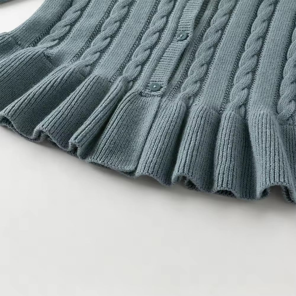【予約】dave&bella デイブベラ　いちご刺繍カーディガン　DB3252649