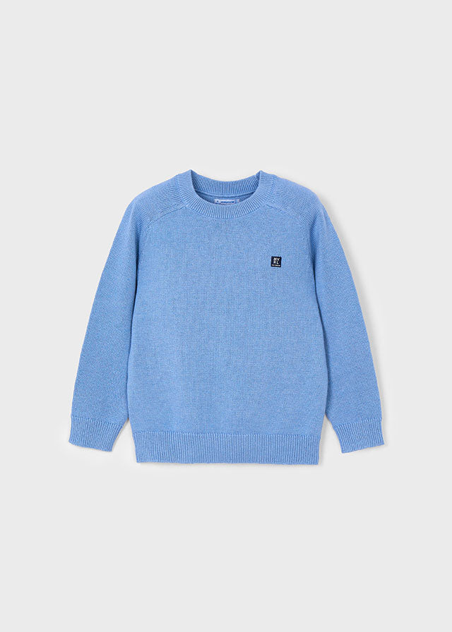 Mayoral マヨラル Basic crew neck jumper Glacial 311