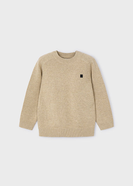 Mayoral マヨラル Basic crew neck jumper sand 311