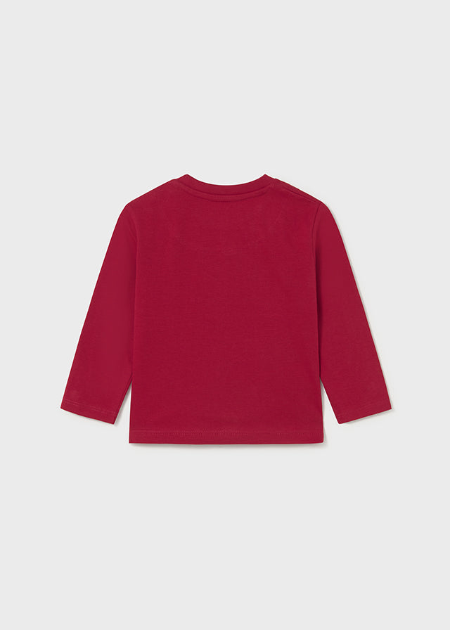 Mayoral　マヨラル　Baby logo tops red