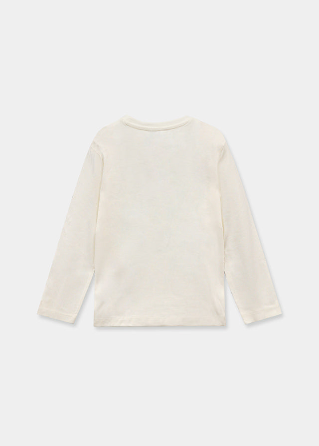 Mayoral　マヨラル　Kids logo tops　Cream