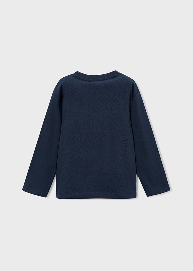 Mayoral　マヨラル　Kids logo tops　Navy