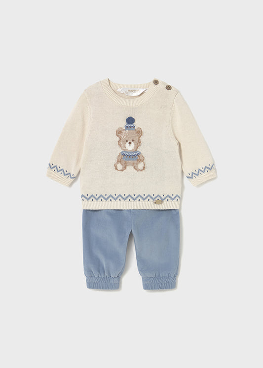 Mayoral マヨラル　Set long trousers with sweater　