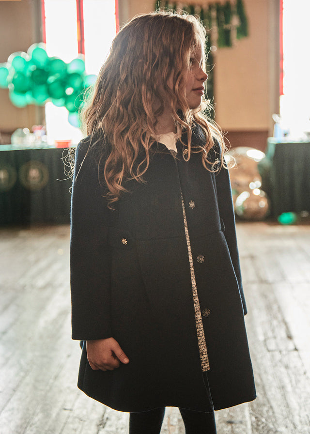 Mayoral　マヨラル　Woolen Coat　Navy