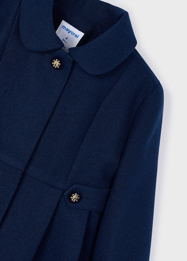 Mayoral　マヨラル　Woolen Coat　Navy