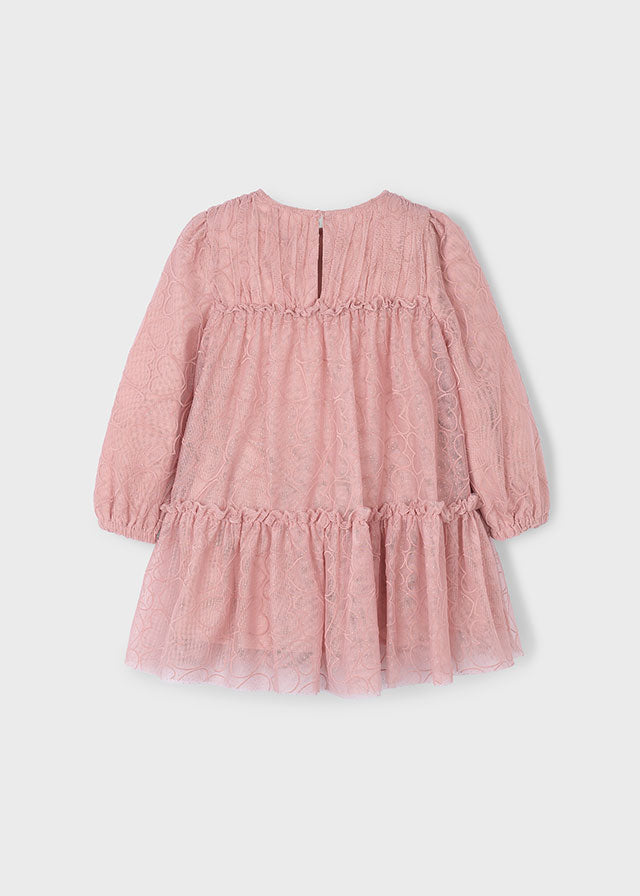 Mayoral　マヨラル　Tulle printed dress