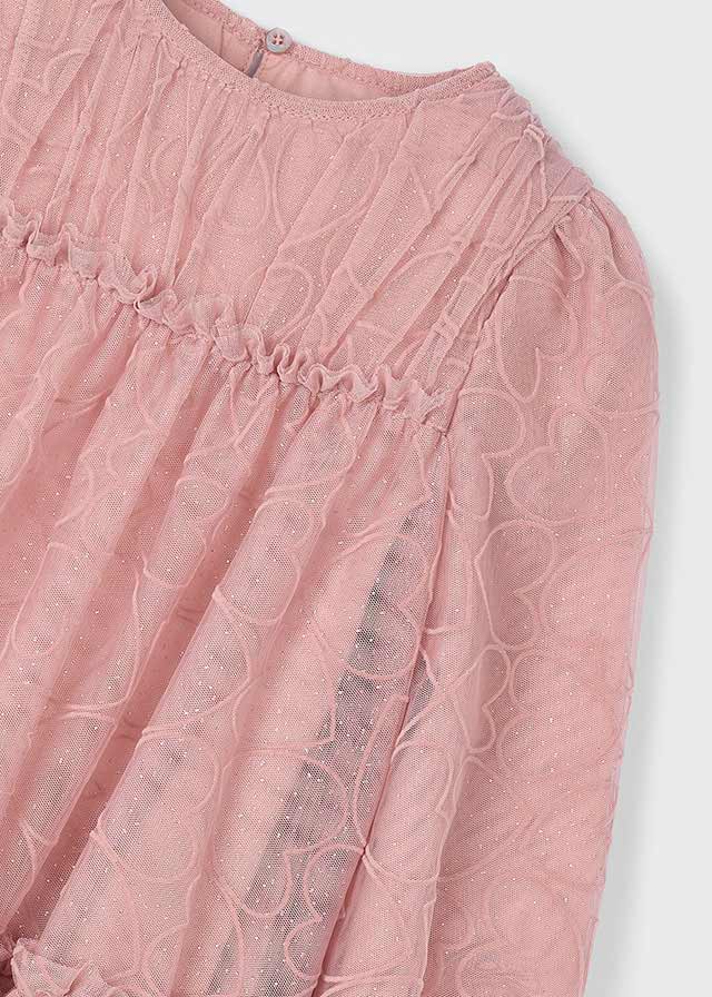 Mayoral　マヨラル　Tulle printed dress