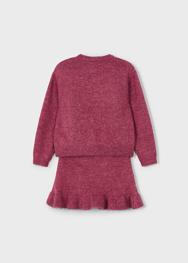 Mayoral　マヨラル　Tricot skirt set　 Cherry