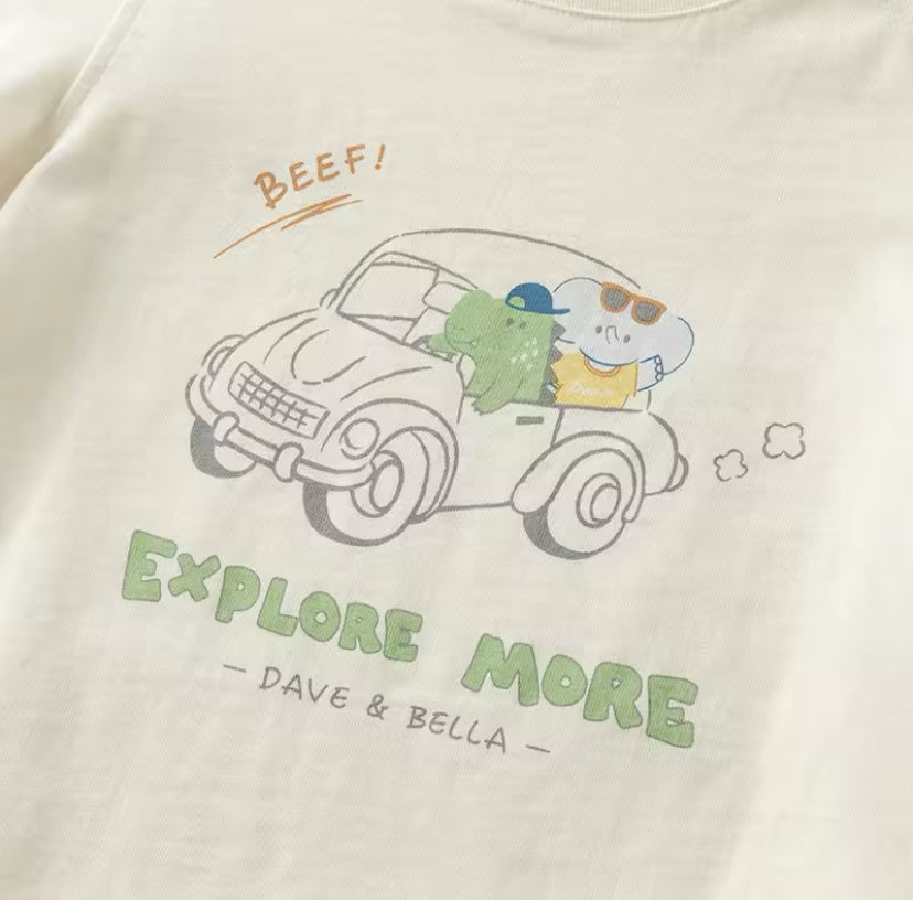 【予約】dave&bella デイブベラ　イラストトップス　DB1250899