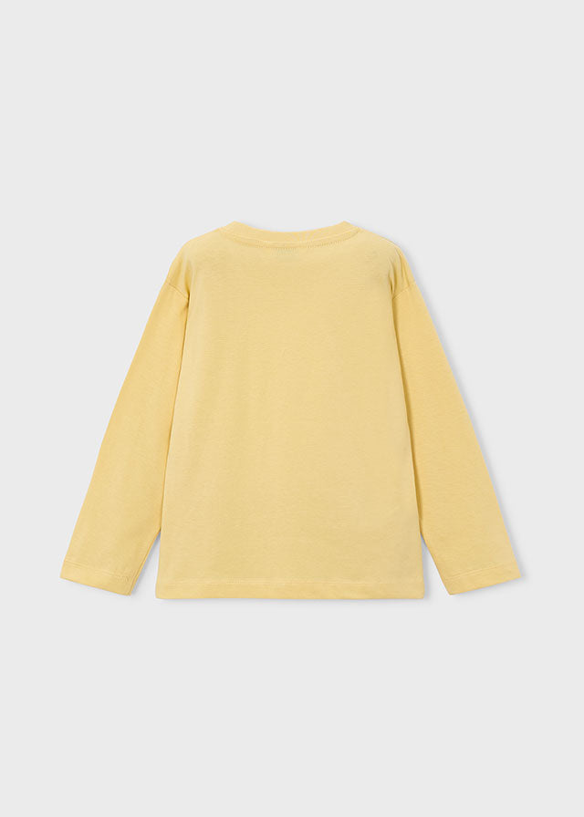 Mayoral マヨラル　L/s basic t-shirt　ロゴロンＴ　コーン