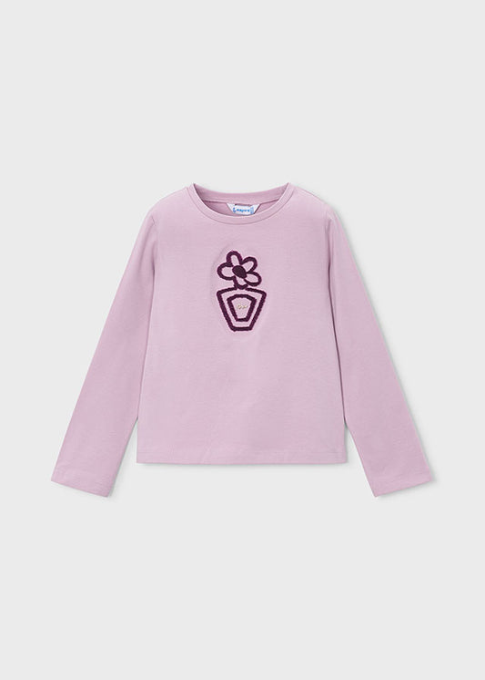 Mayoral マヨラル　L/s basic t-shirt　ロンT　Mauve