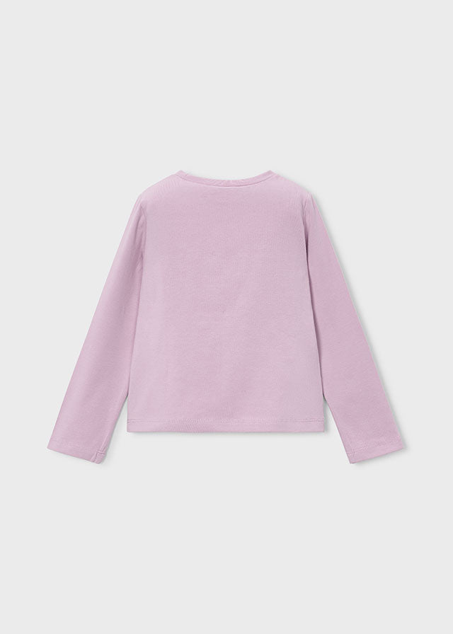 Mayoral マヨラル　L/s basic t-shirt　ロンT　Mauve