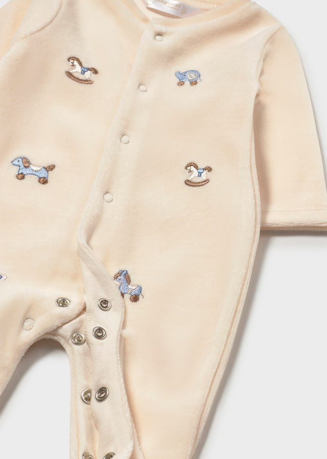 Mayoral　マヨラル　2 Pcs velour onesie