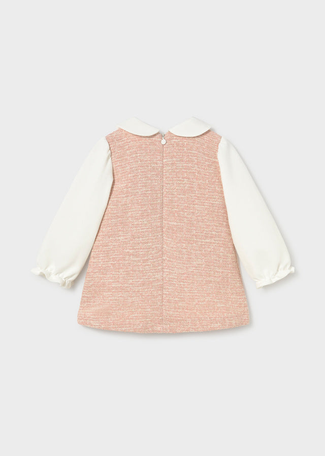 Mayoral　マヨラル　Tweed-knit combined dress